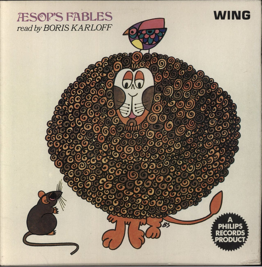 Boris Karloff Aesop's Fables UK vinyl LP album (LP record) WL1205