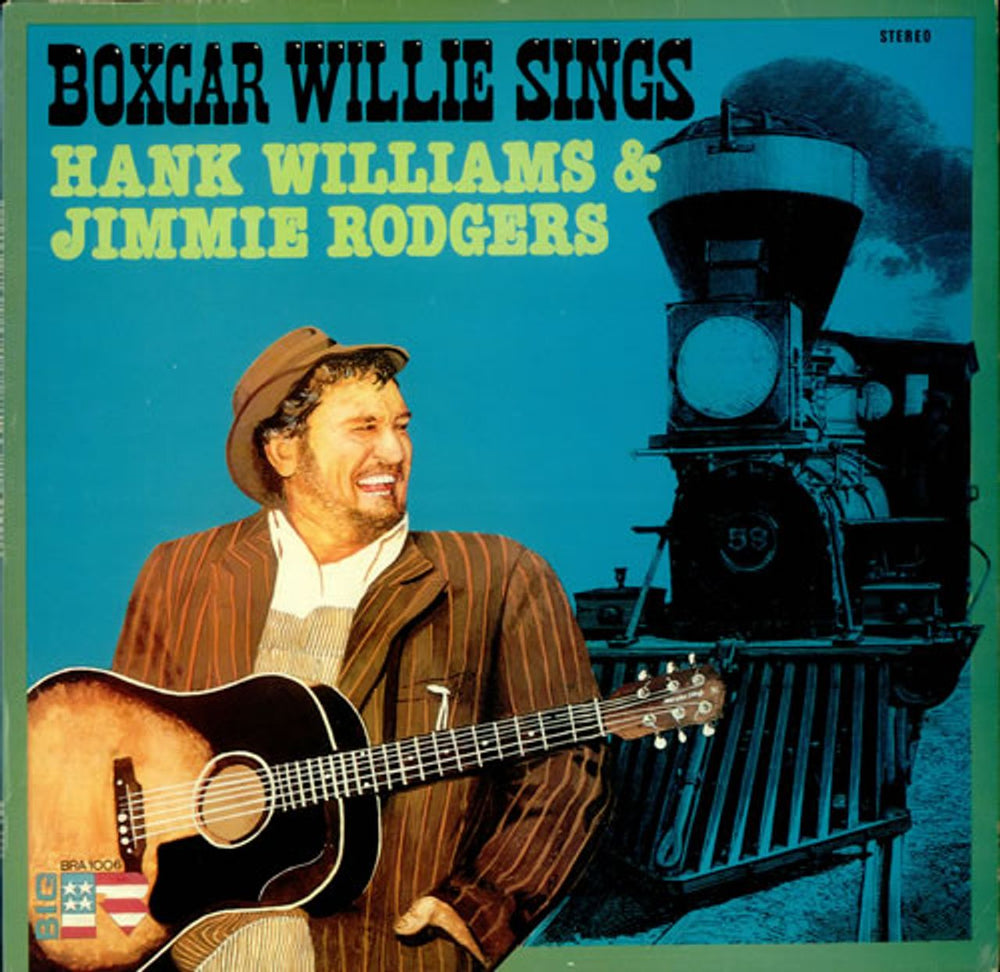 Boxcar Willie Boxcar Willie Sings Hank Williams & Jimmie Rodgers UK vinyl LP album (LP record) BRA1006