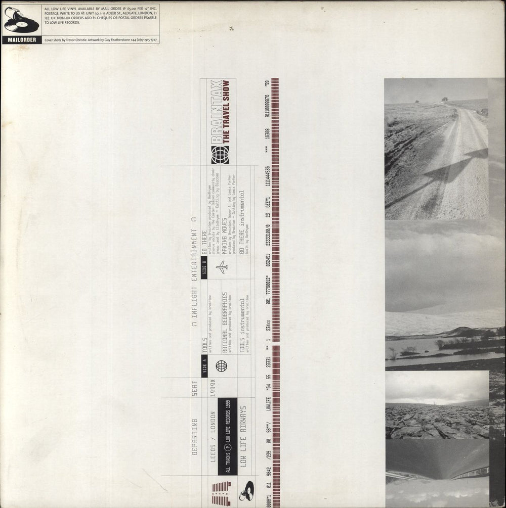 Braintax The Travel Show UK 12" vinyl single (12 inch record / Maxi-single)