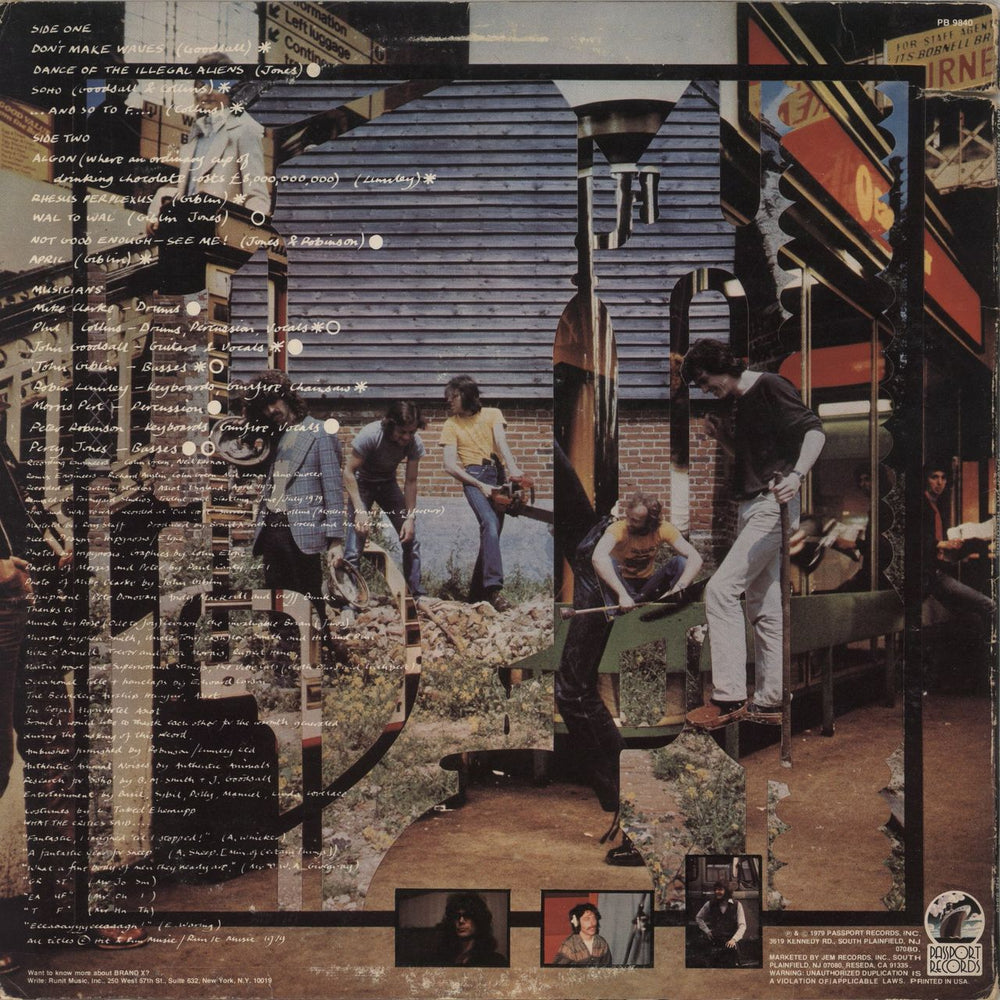 Brand X Product US vinyl LP album (LP record)