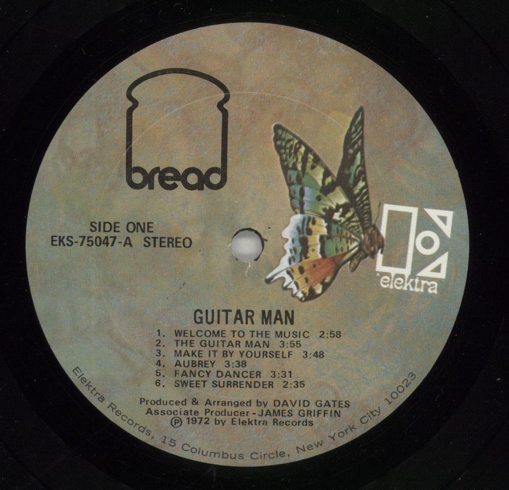 Bread Guitar Man + lyric inner US vinyl LP album (LP record) RDBLPGU864776