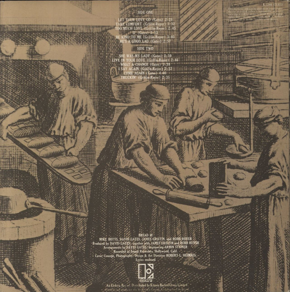 Bread Manna - Die-Cut Sleeve + Insert UK vinyl LP album (LP record)