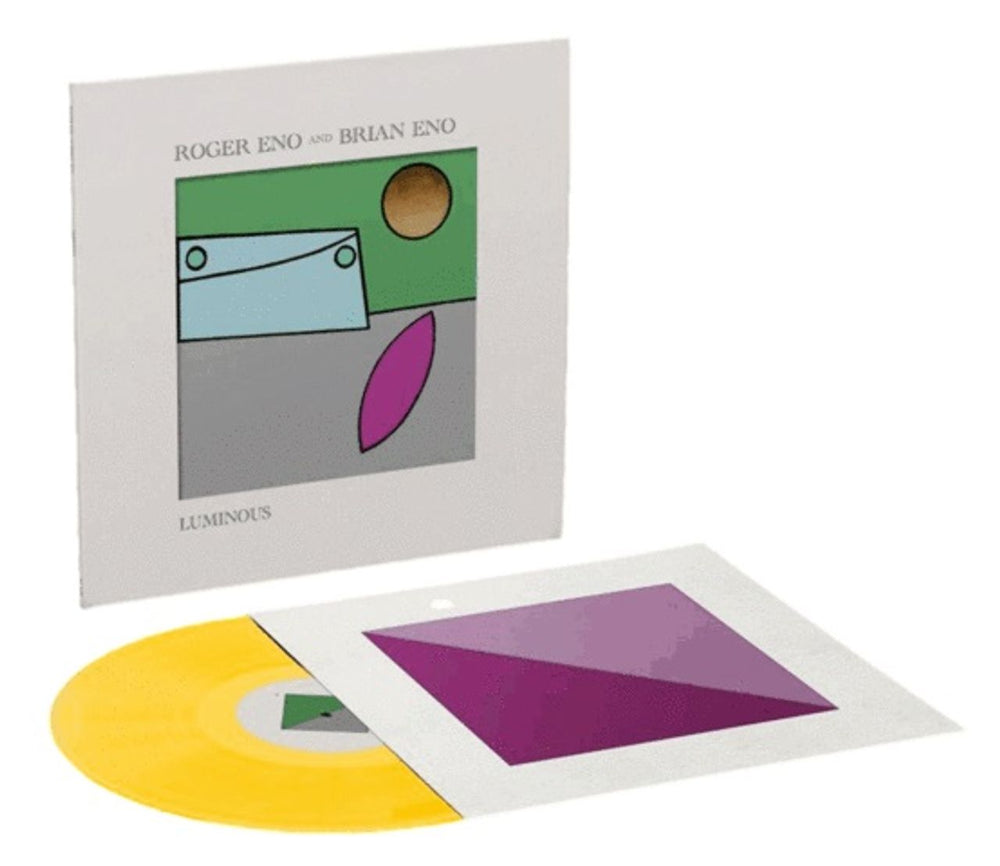 Brian Eno Luminous - Sun Yellow - Sealed UK 12" vinyl single (12 inch record / Maxi-single) ENO12LU750646