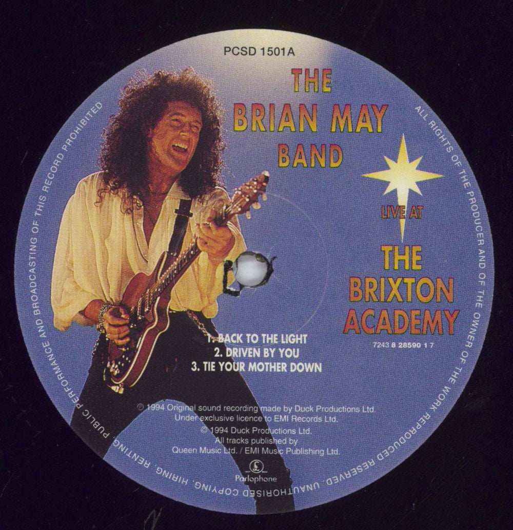 Brian May Live At The Brixton Academy - VG+ UK 2-LP vinyl record set (Double LP Album) MAY2LLI829835