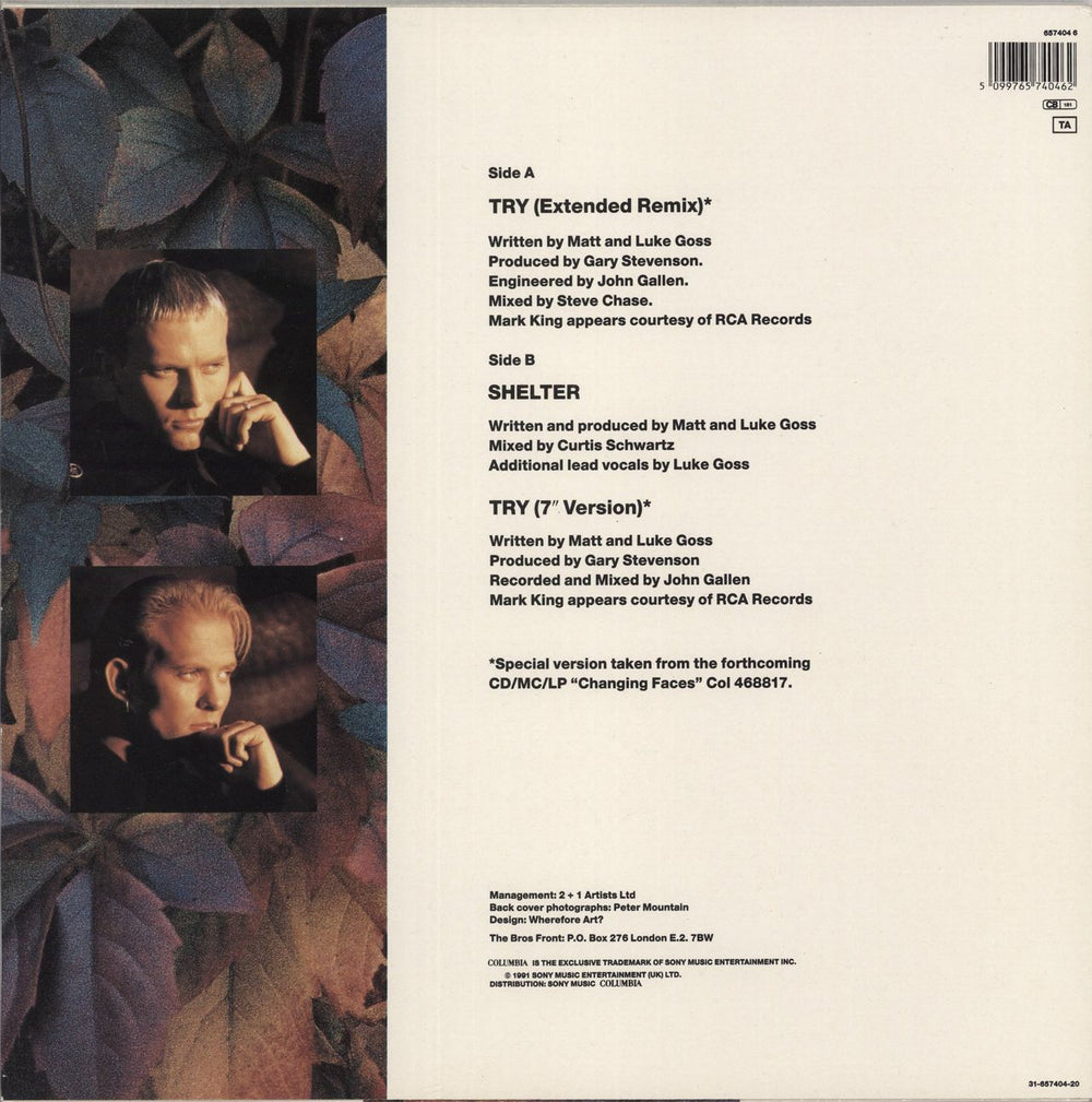 Bros Try Dutch 12" vinyl single (12 inch record / Maxi-single) 5099765740462