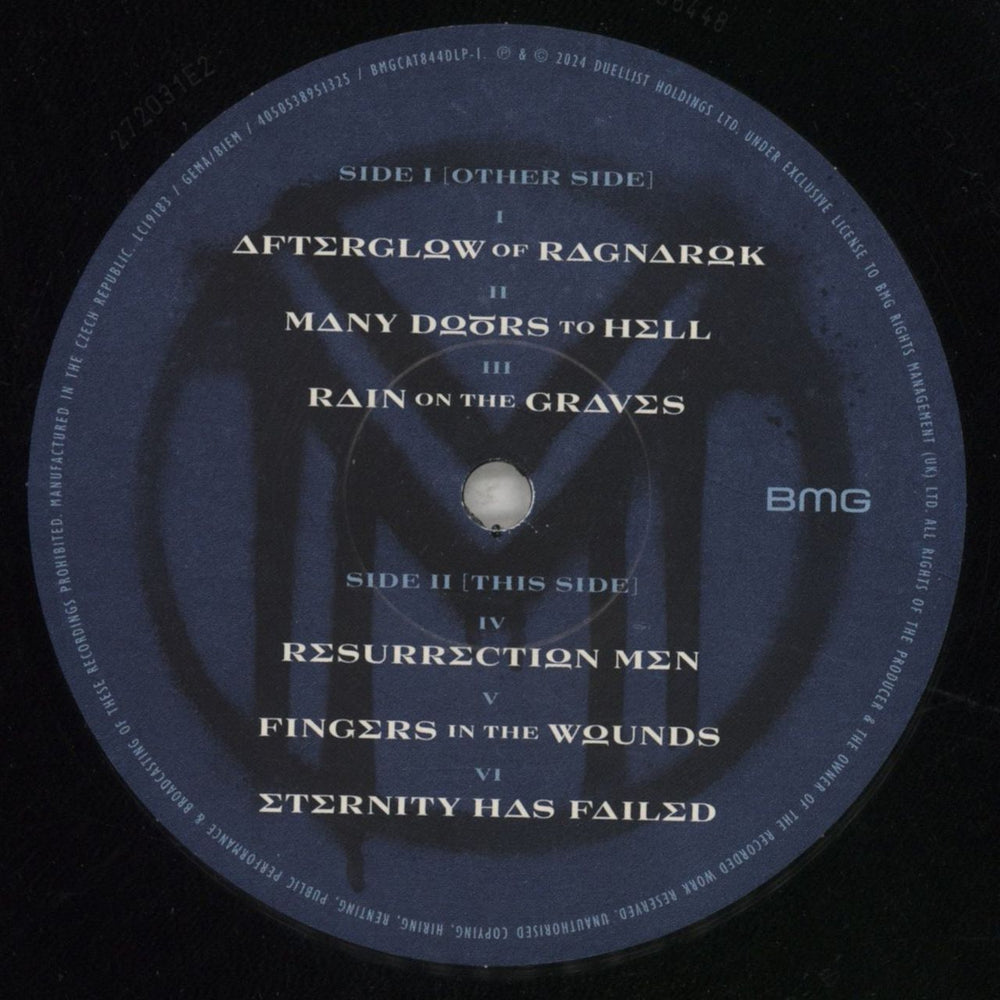 Bruce Dickinson The Mandrake Project - Black Vinyl - Embossed Cover UK 2-LP vinyl record set (Double LP Album) BRD2LTH849276