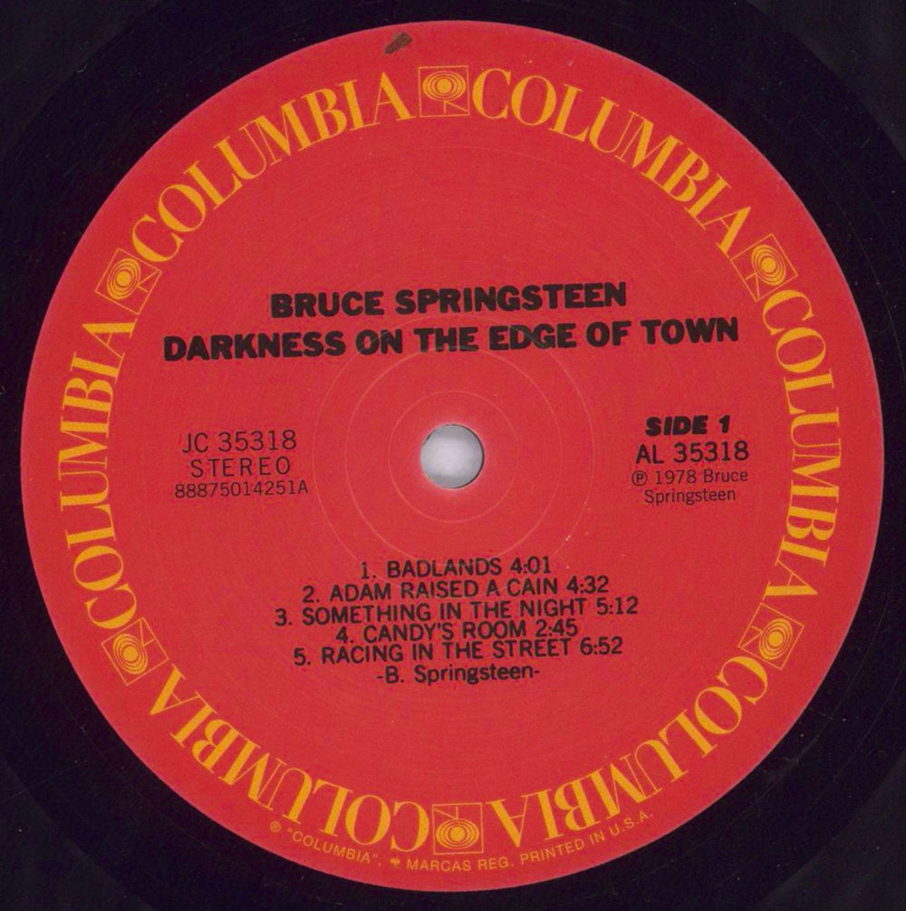 Bruce Springsteen Darkness On The Edge Of Town - RSD 15 US vinyl LP album (LP record) SPRLPDA832011