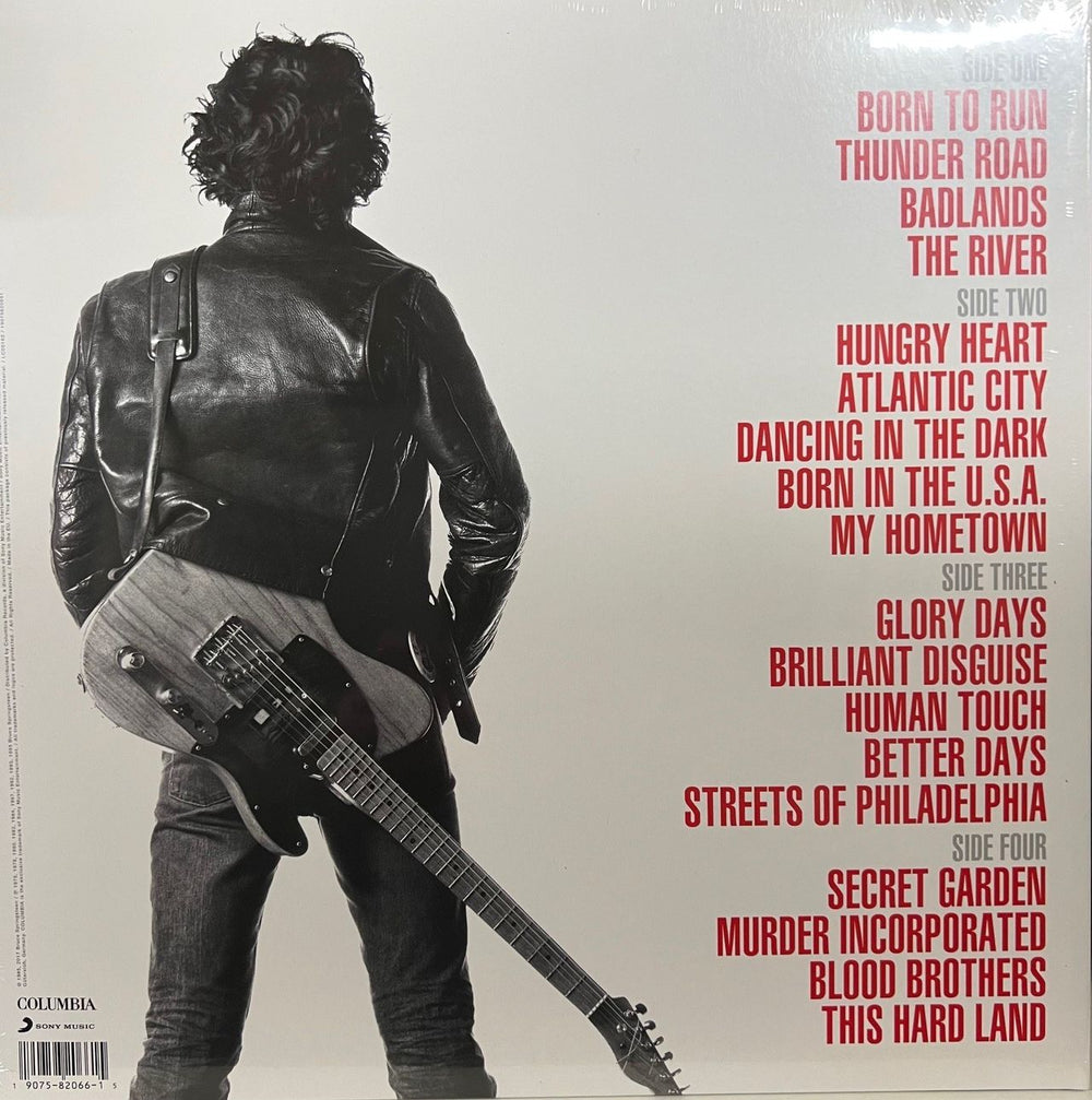 Bruce Springsteen Greatest Hits - Black Vinyl - Sealed UK 2-LP vinyl record set (Double LP Album) 190758206615
