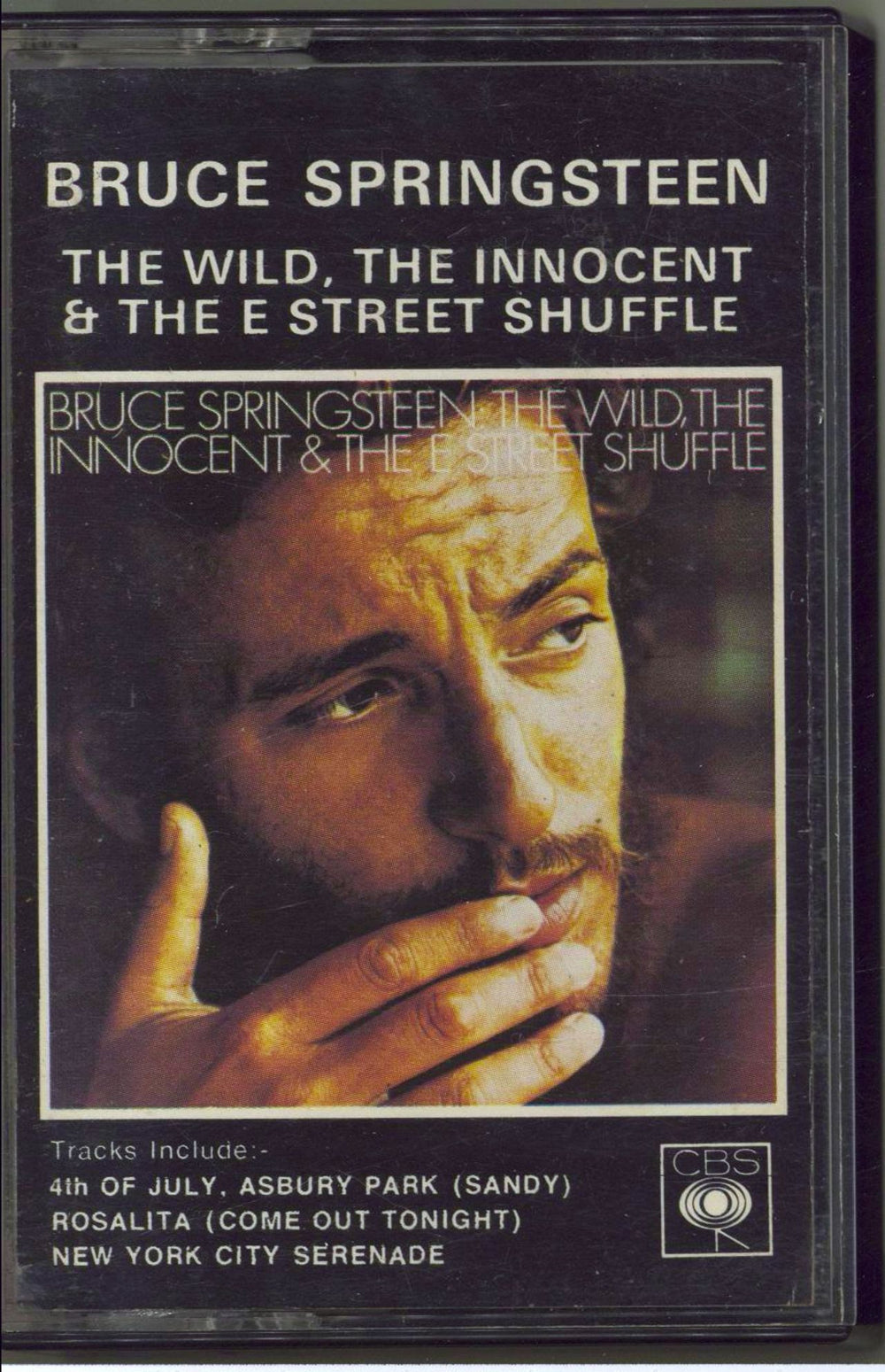 Bruce Springsteen The Wild, The Innocent & The E Street Shuffle UK cassette album 40-32363