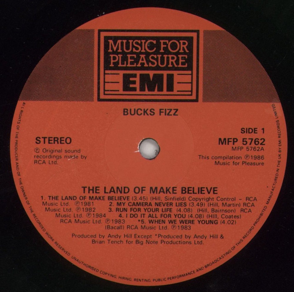 Bucks Fizz The Land Of Make Believe UK vinyl LP album (LP record) BUCLPTH774247