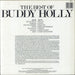 Buddy Holly The Best Of Buddy Holly UK vinyl LP album (LP record) 5010946319918