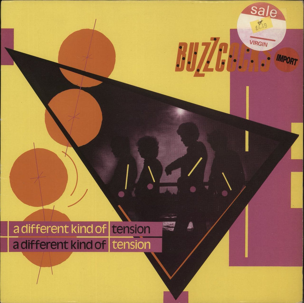 Buzzcocks A Different Kind Of Tension - Blue Vinyl French vinyl LP album (LP record) FC023