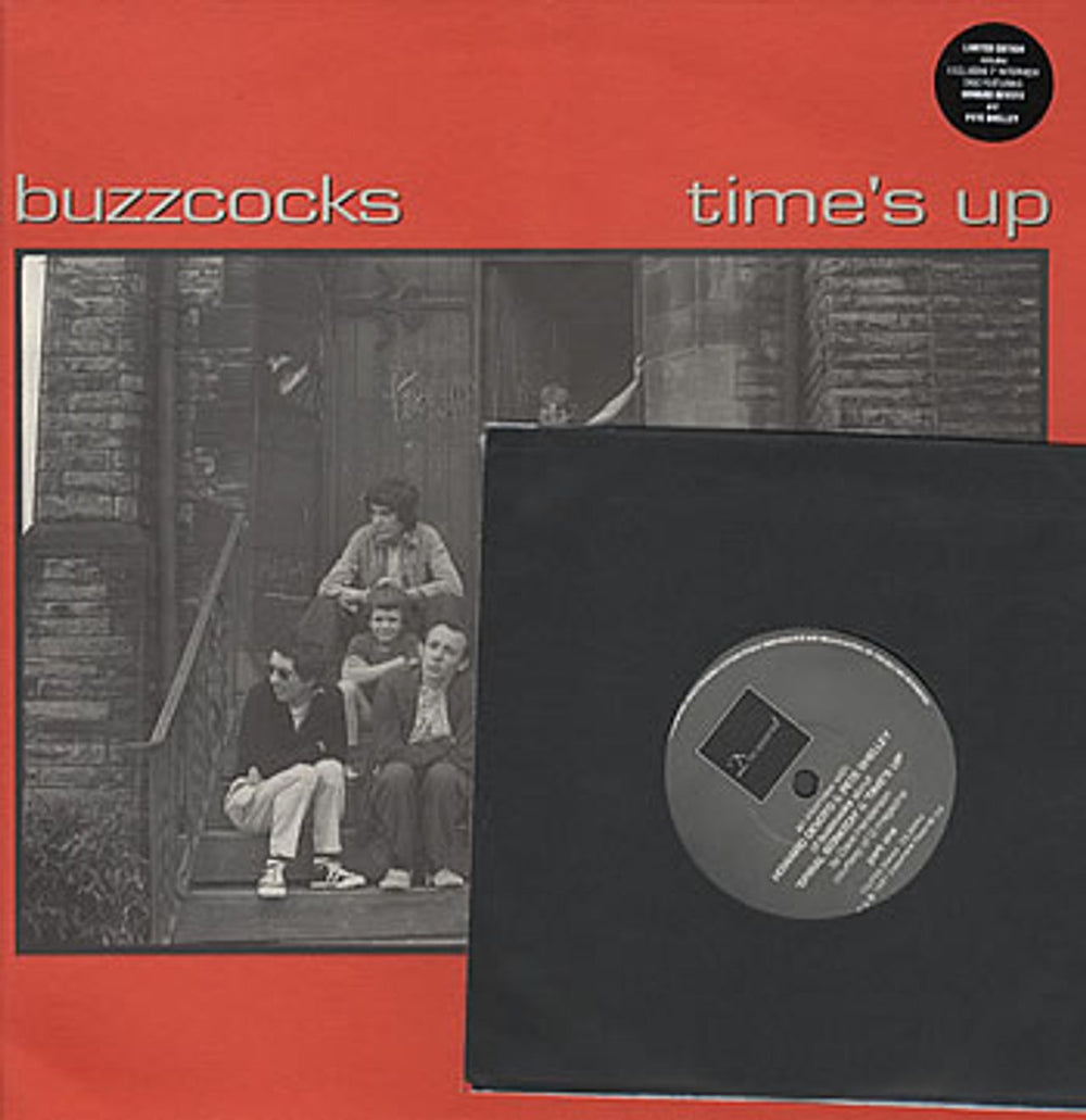 Buzzcocks Time's Up + 7" UK vinyl LP album (LP record) DLP2