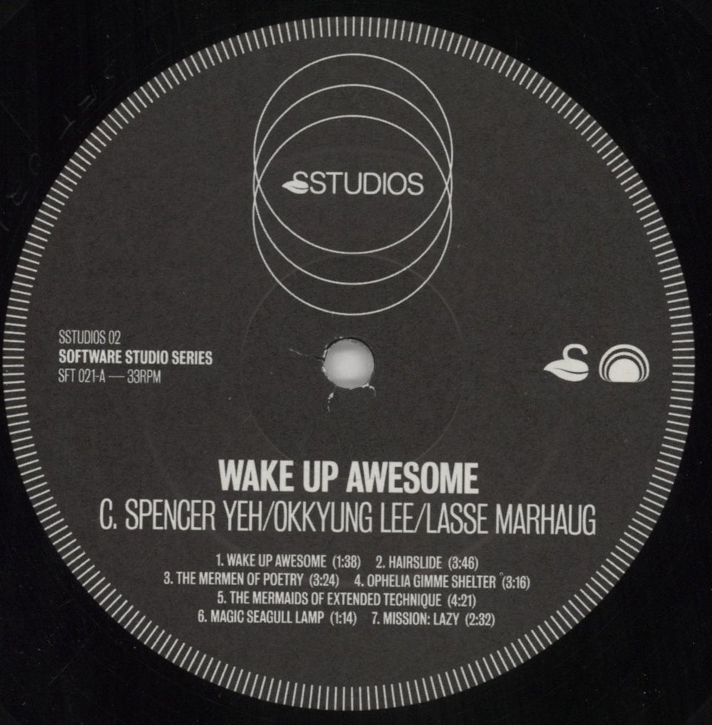 C. Spencer Yeh Wake Up Awesome + Obi US vinyl LP album (LP record) 6JALPWA851205