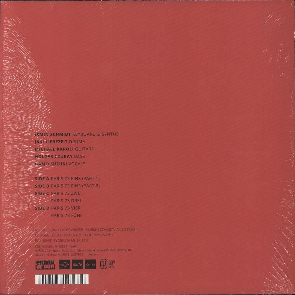 Can Live In Paris 1973 UK 2-LP vinyl record set (Double LP Album) 5400863143664