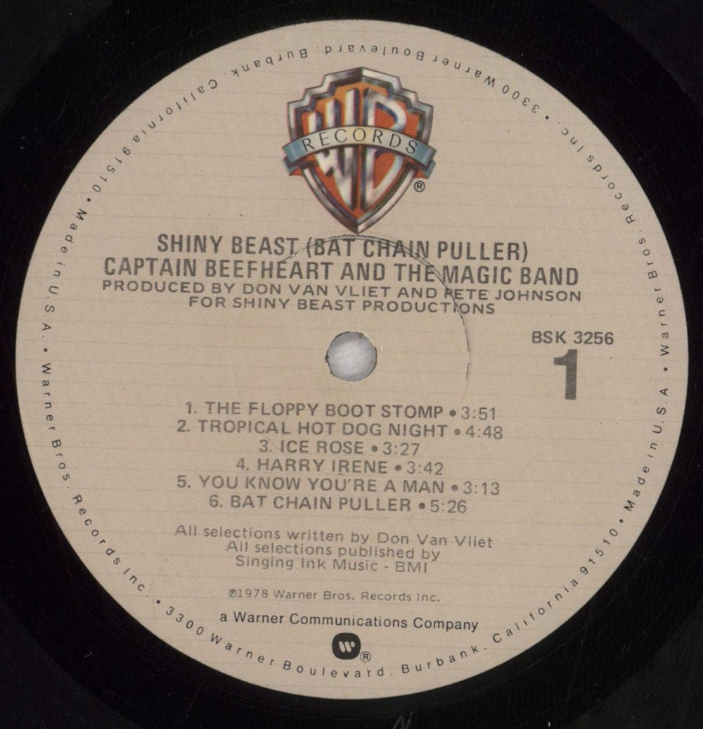 Captain Beefheart & Magic Band Shiny Beast (Bat Chain Puller) - Shrink US vinyl LP album (LP record) CPTLPSH848217
