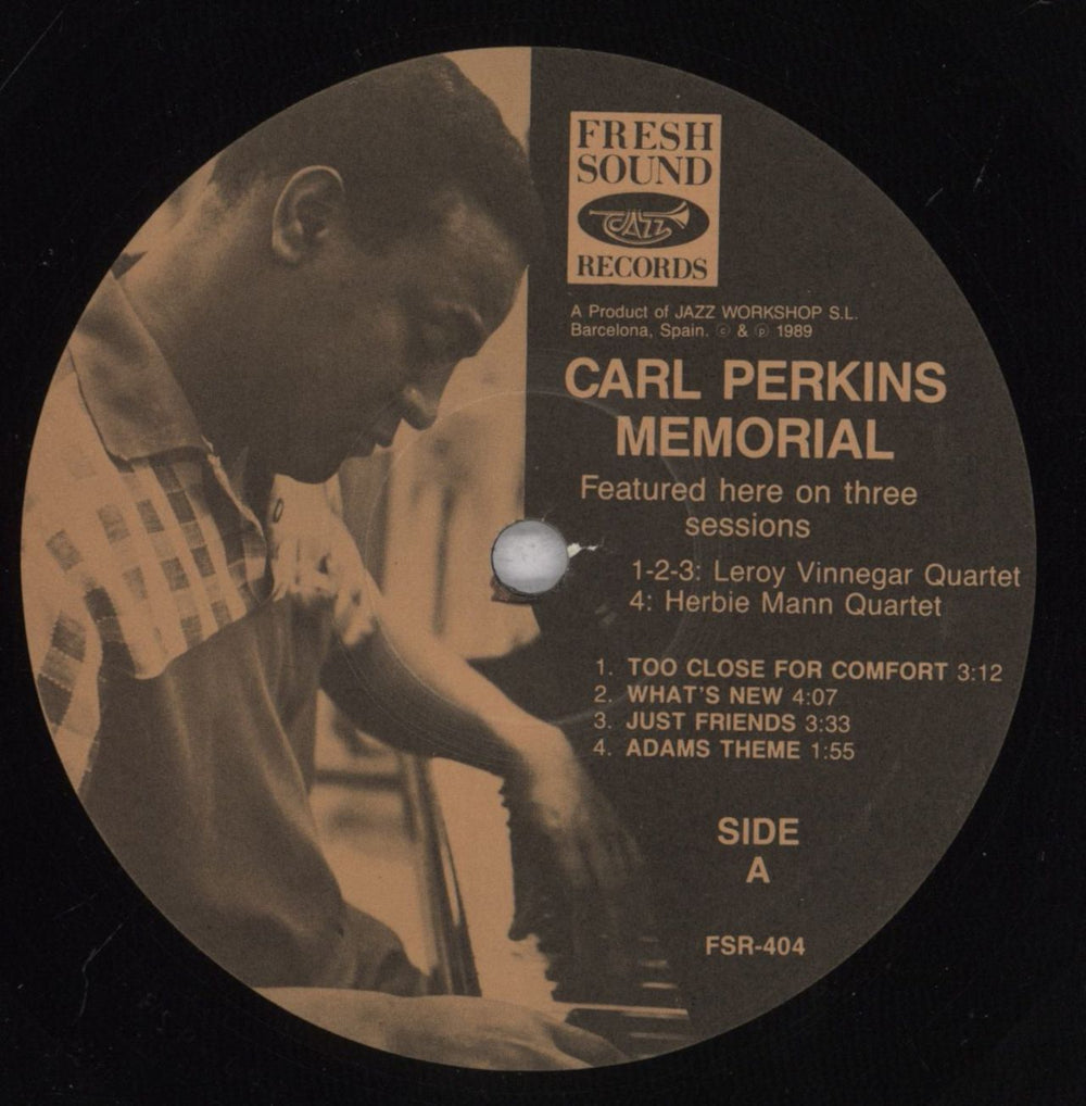 Carl Perkins (Jazz) Carl Perkins Memorial Spanish vinyl LP album (LP record) E47LPCA834586