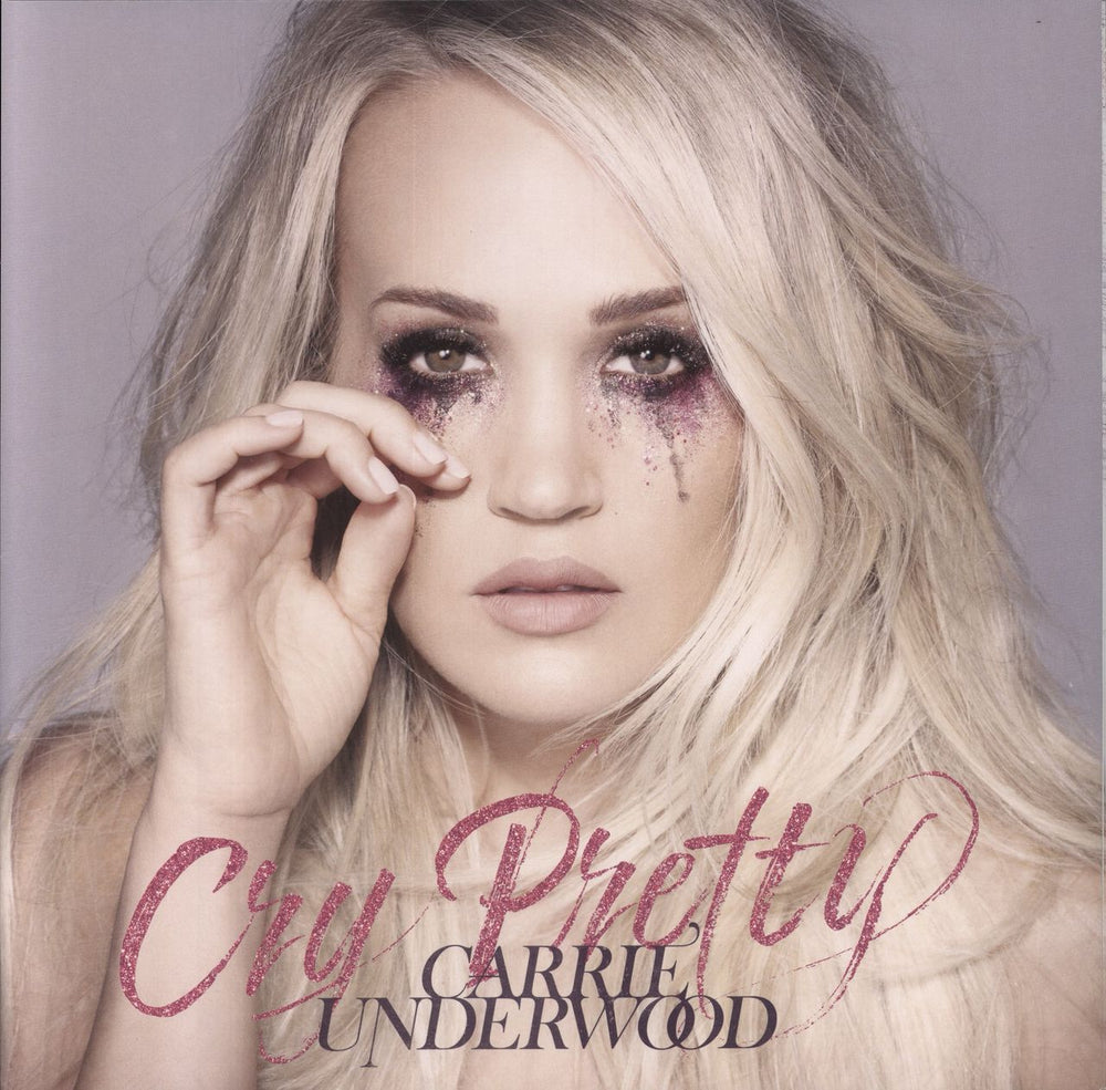Carrie Underwood Cry Pretty - Pink Vinyl UK vinyl LP album (LP record) 00602567693741