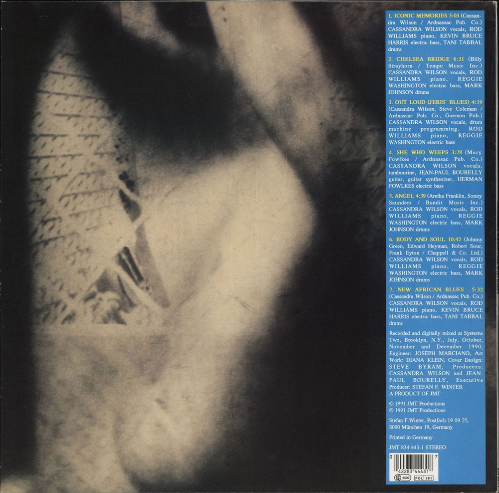 Cassandra Wilson She Who Weeps German vinyl LP album (LP record) 042283444317