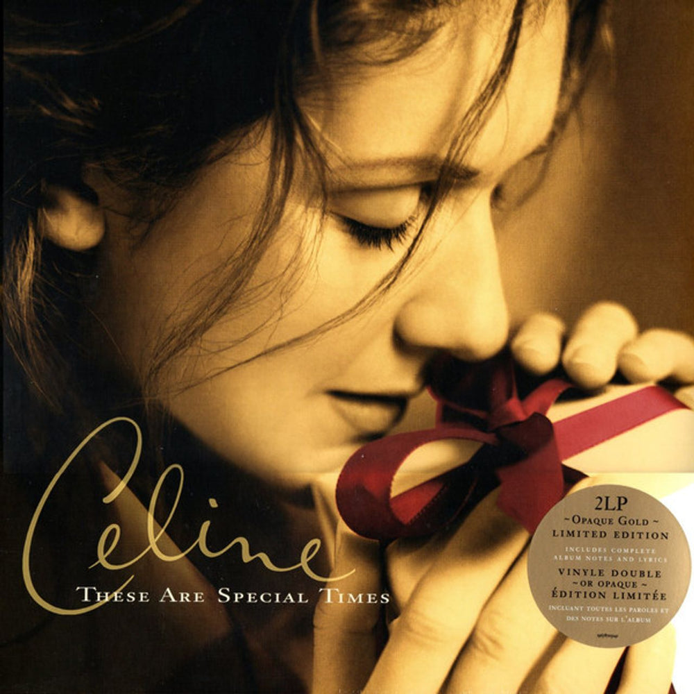 Celine Dion These Are Special Times - Opaque Gold Vinyl - Sealed UK 2-LP vinyl record set (Double LP Album) CEL2LTH805645