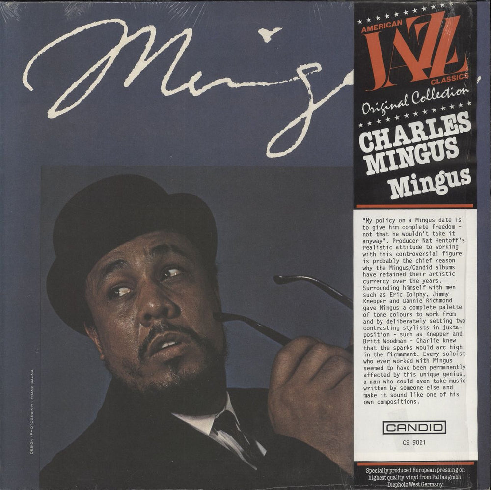 Charles Mingus Mingus US vinyl LP album (LP record) CS9021