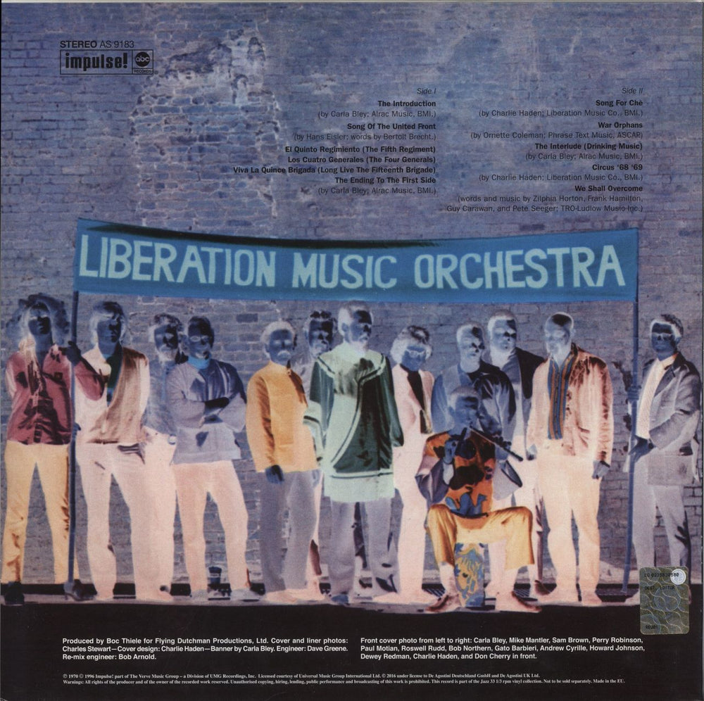 Charlie Haden Liberation Music Orchestra - 180gm Vinyl + Booklet UK vinyl LP album (LP record)