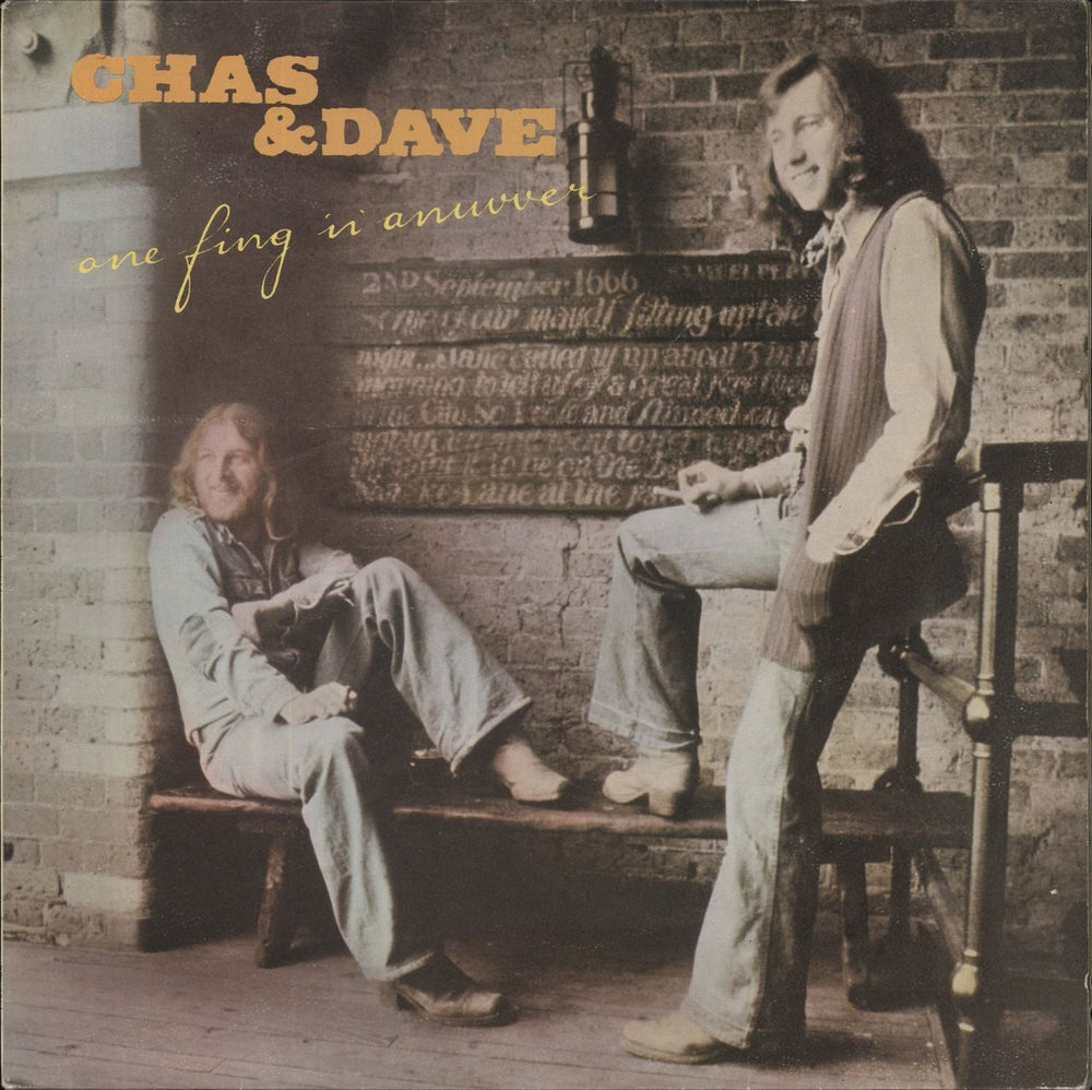 Chas & Dave One Fing 'n' Anuvver UK vinyl LP album (LP record) RTL6004