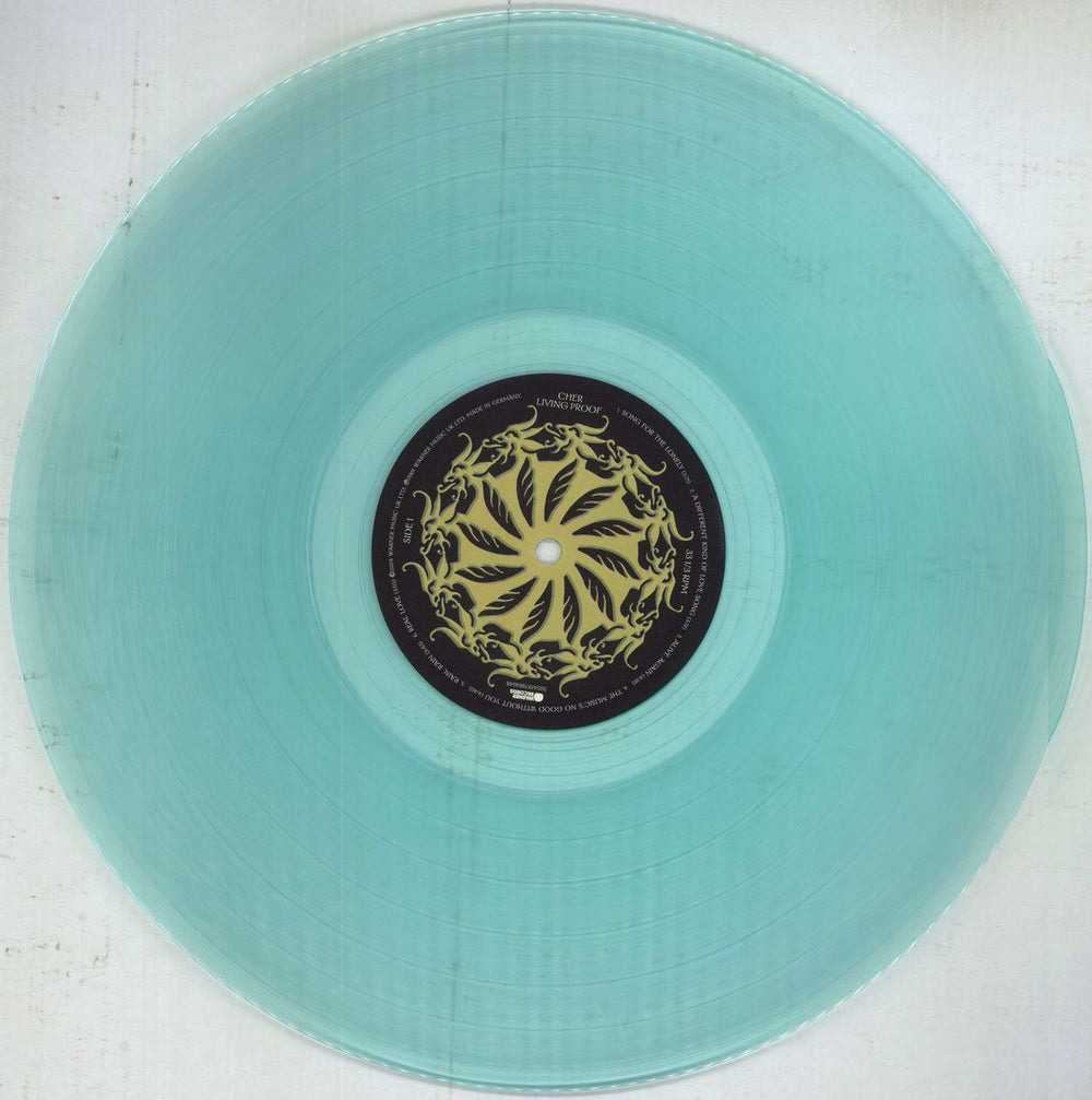 Cher Living Proof - Coke Bottle Green Vinyl UK vinyl LP album (LP record) CHELPLI851178