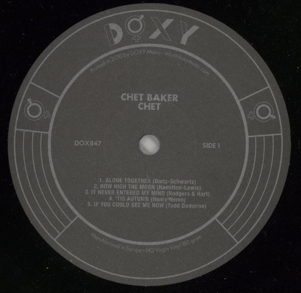 Chet Baker Chet - 180gm Vinyl UK vinyl LP album (LP record) 6CBLPCH869353