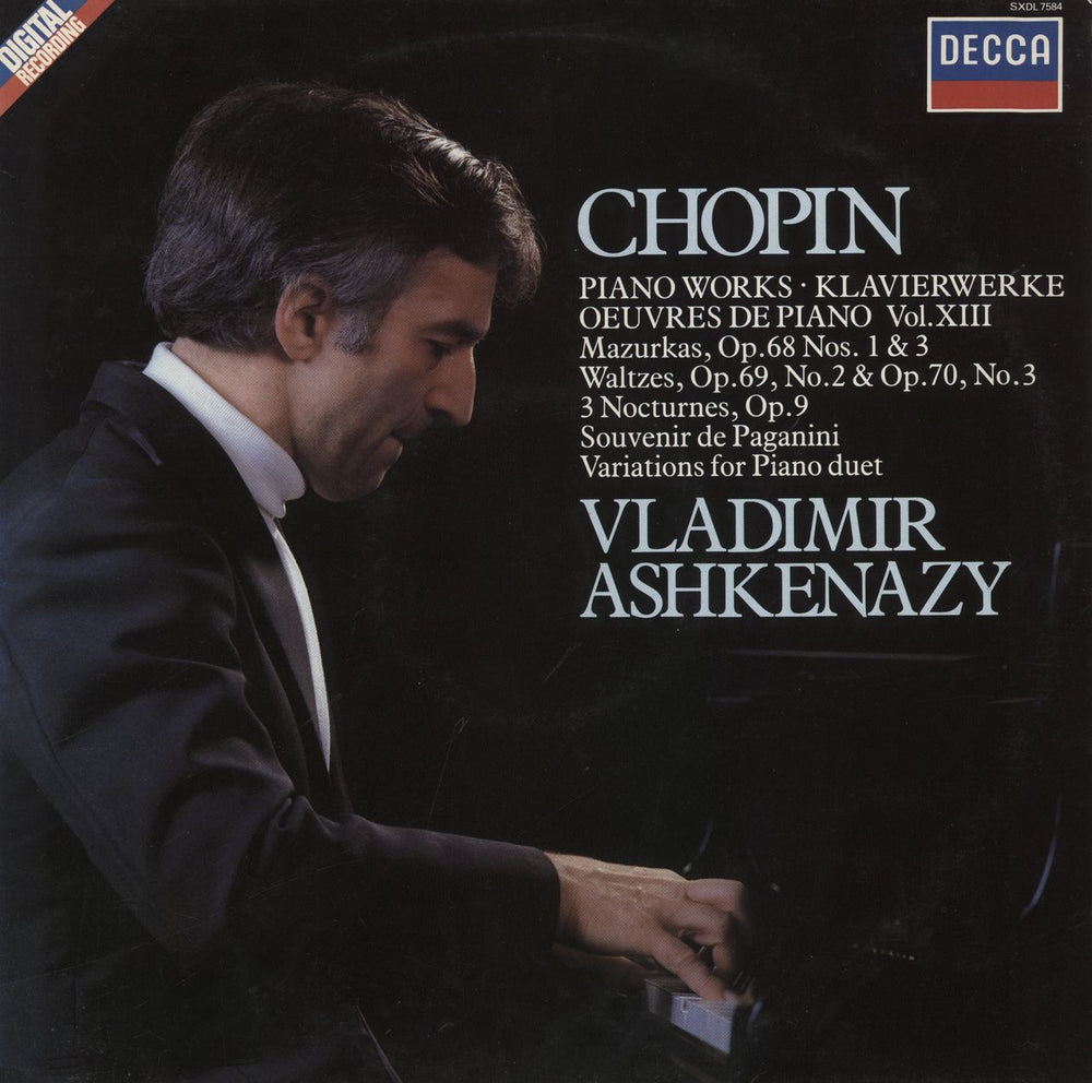 Chopin Chopin: Piano Works Vol. XIII Dutch vinyl LP album (LP record) SXDL7584