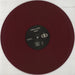 Chris & Cosey Trust - Burgundy Vinyl UK vinyl LP album (LP record) CCSLPTR860975
