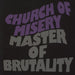 Church Of Misery Master Of Brutality - Gold Sparkle Vinyl UK 2-LP vinyl record set (Double LP Album) RISELP134