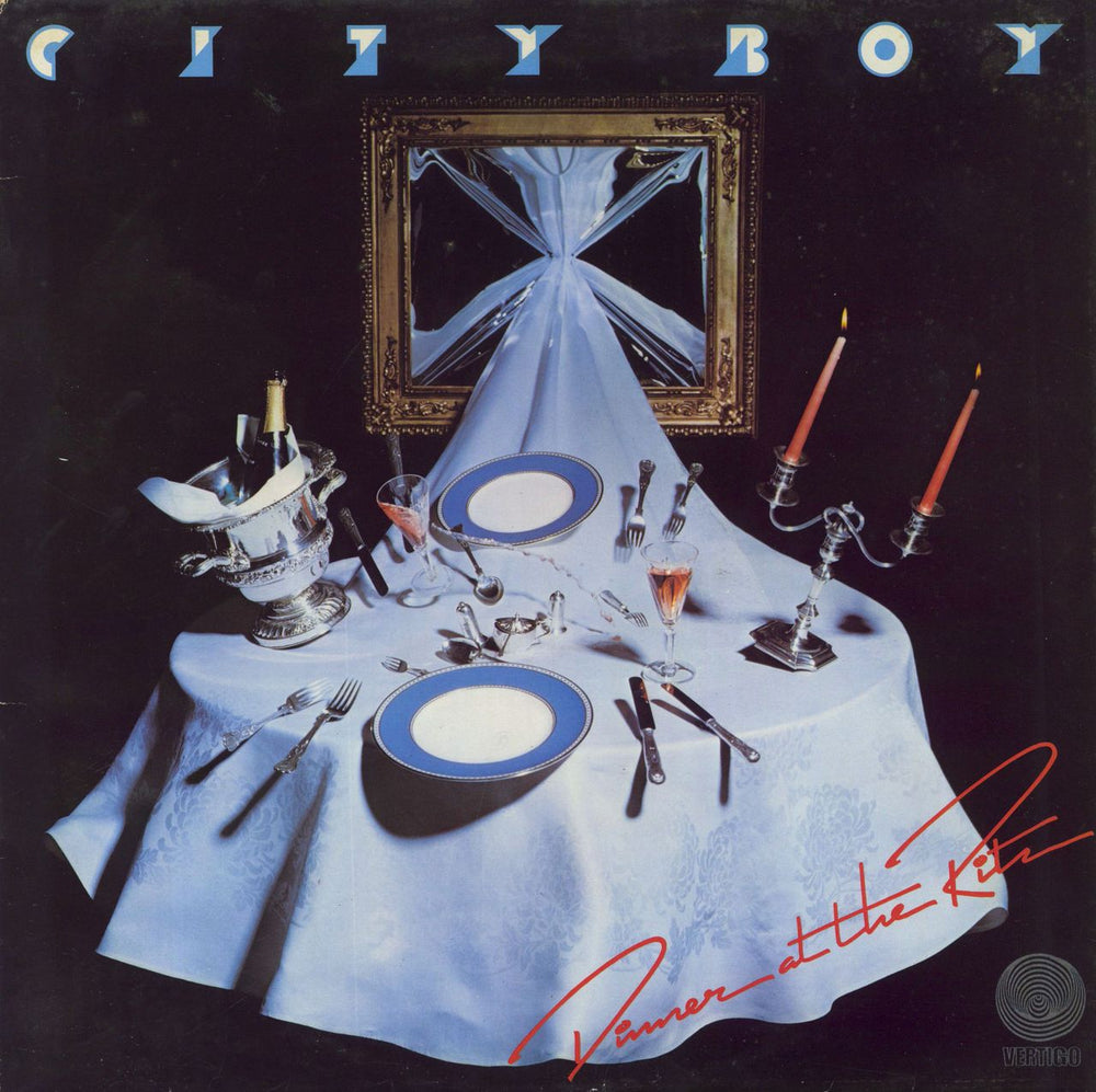 City Boy Dinner At The Ritz - EX UK vinyl LP album (LP record) 6360136