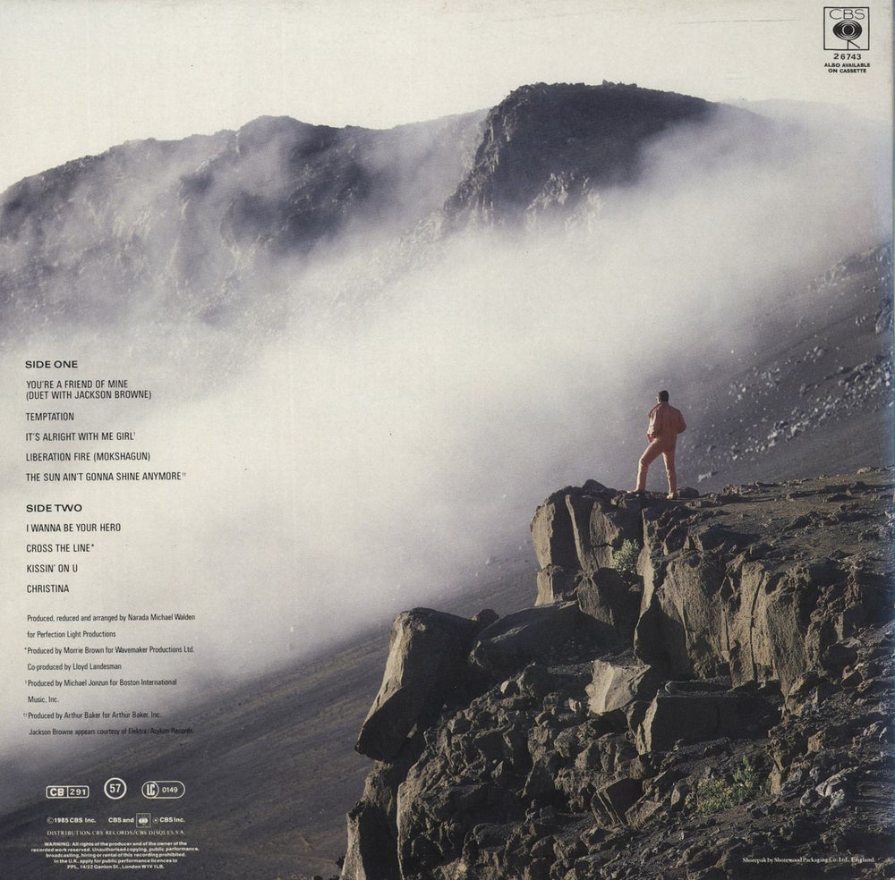 Clarence Clemons Hero UK vinyl LP album (LP record)