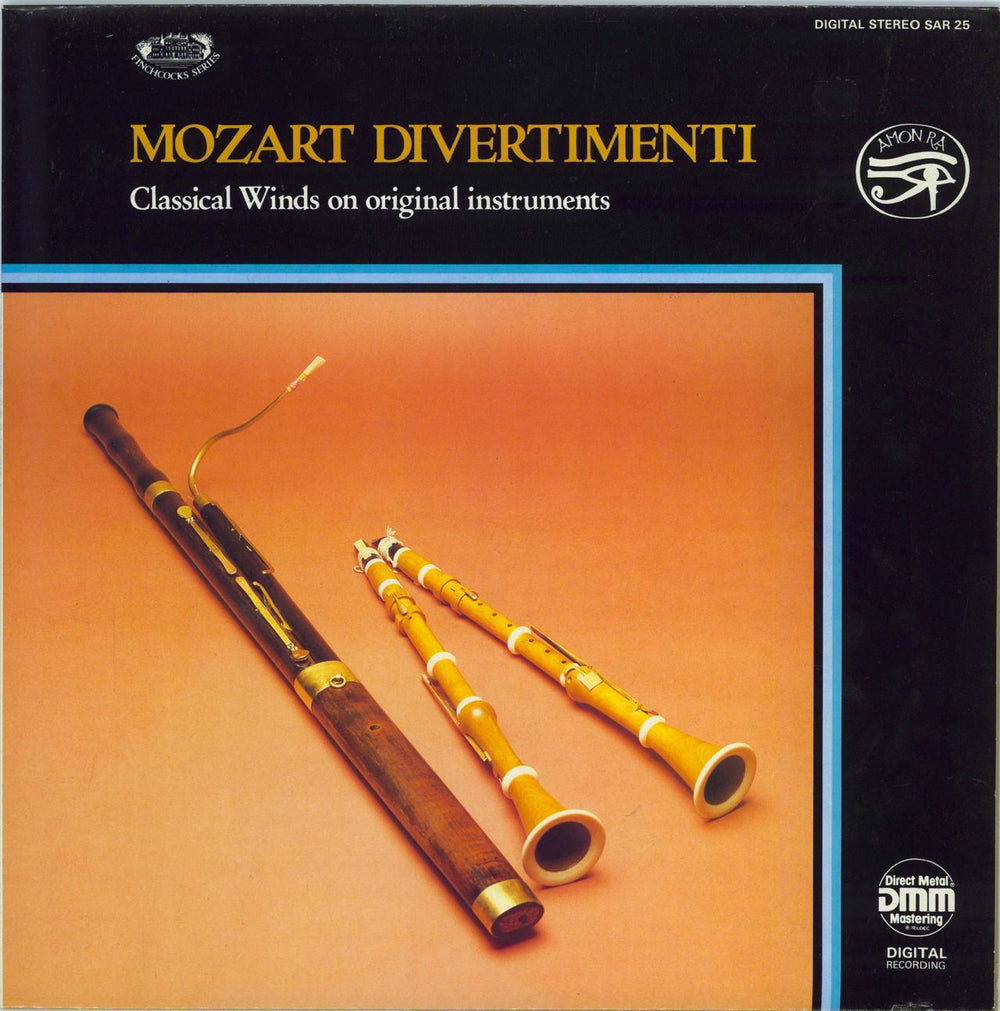 Classical Winds Mozart Divertimenti UK vinyl LP album (LP record) SAR25