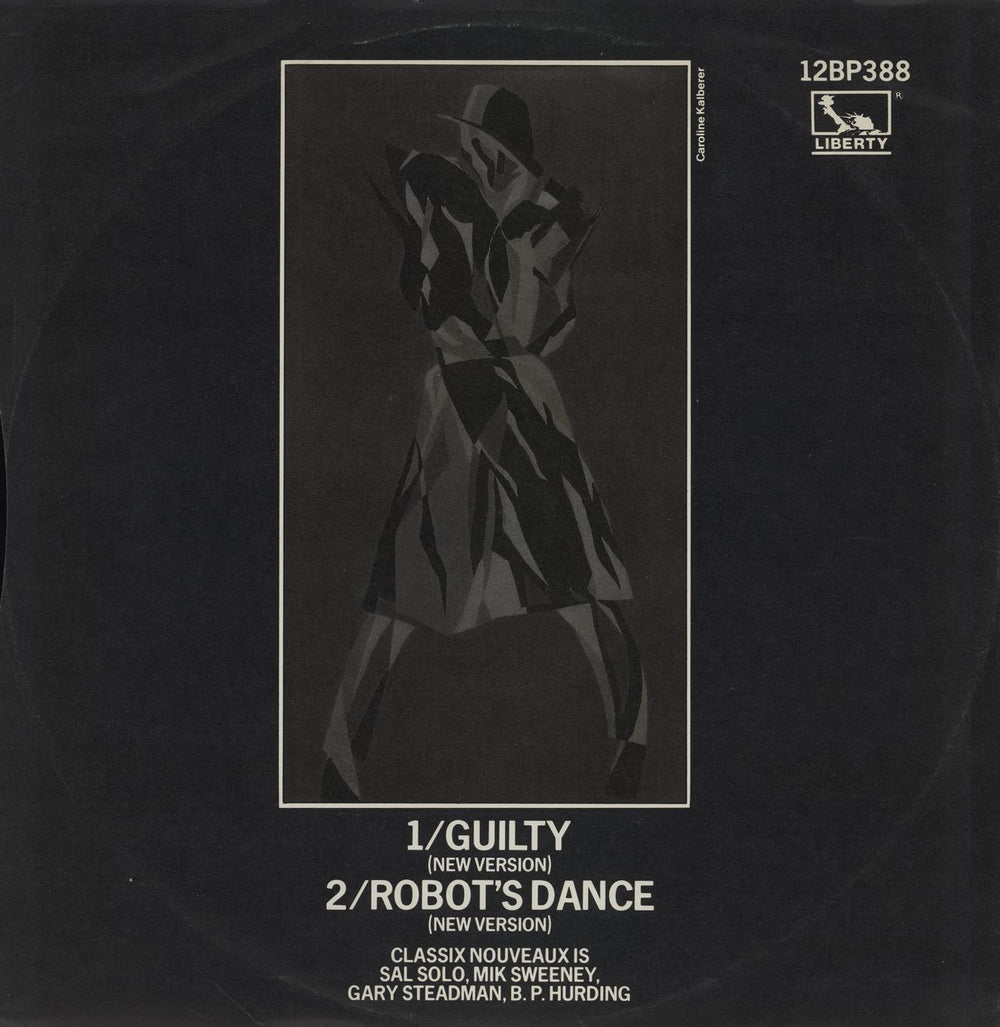 Classix Nouveaux Guilty UK 12" vinyl single (12 inch record / Maxi-single)
