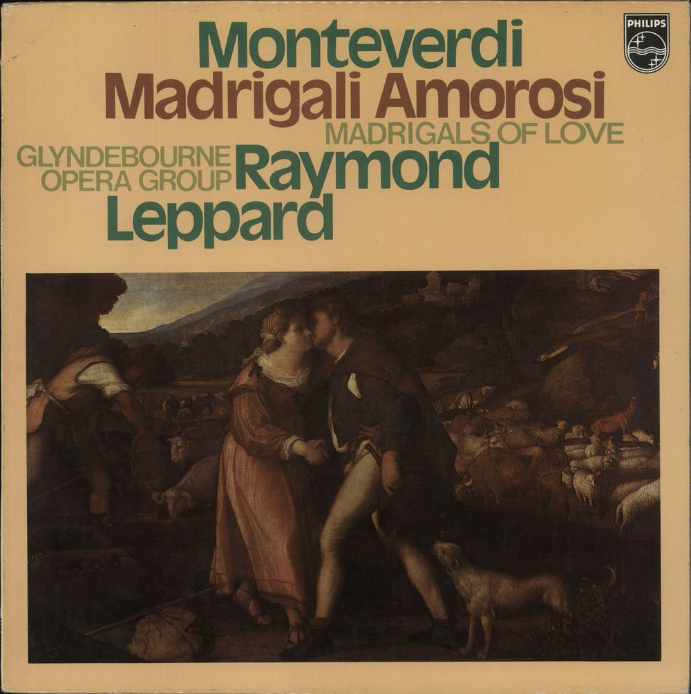 Claudio Monteverdi Madrigali Amorosi - White Label Test Pressing Dutch Promo vinyl LP album (LP record) 6500864