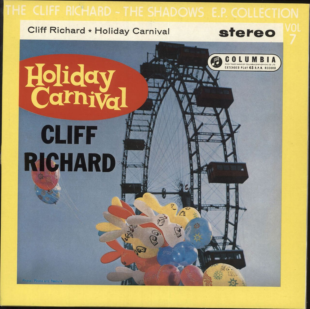 Cliff Richard Holiday Carnival Dutch 12" vinyl single (12 inch record / Maxi-single) K062Z07616