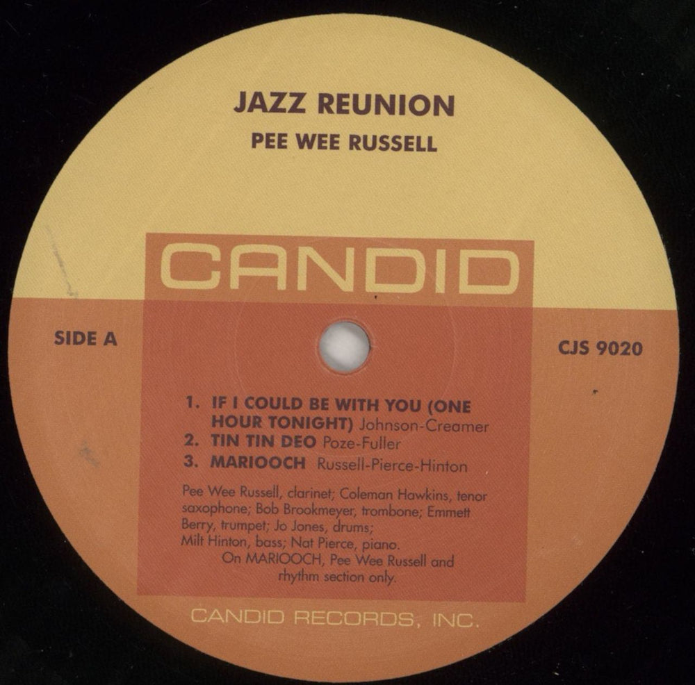 Coleman Hawkins Jazz Reunion - 180gm Vinyl UK vinyl LP album (LP record) CH3LPJA867857