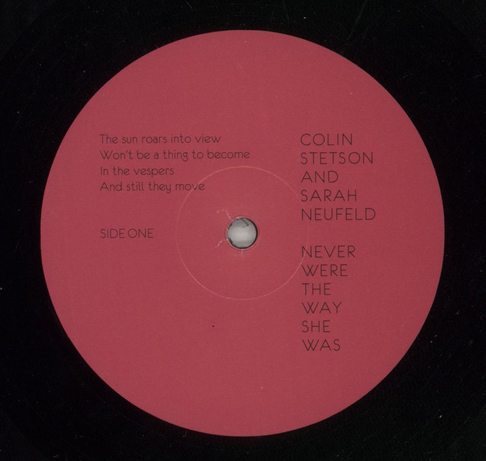 Colin Stetson Never Were The Way She Was Canadian vinyl LP album (LP record) 67PLPNE867555