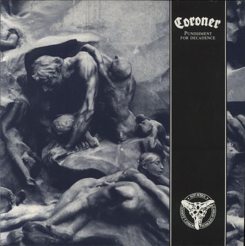 Coroner Punishment For Decadence German vinyl LP album (LP record) 08-4702