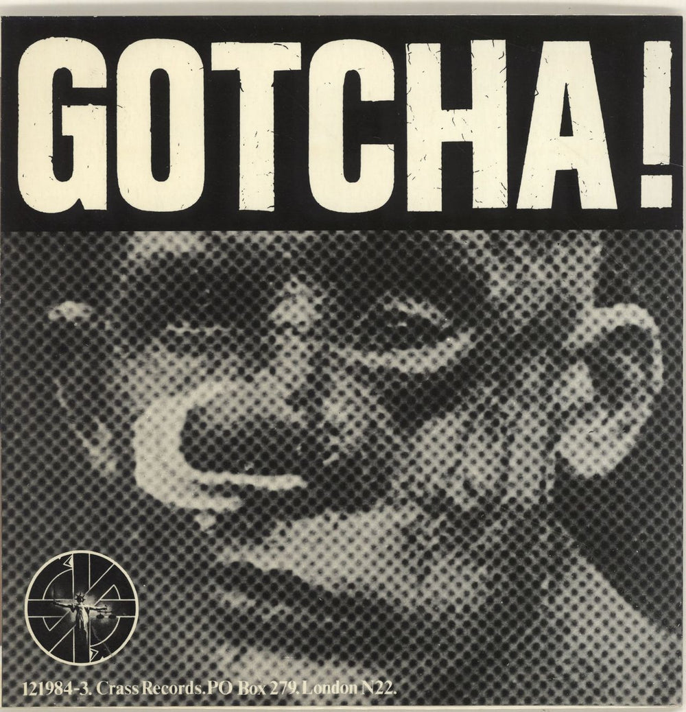 Crass Sheep Farming In The Falklands + Poster - EX UK 7" vinyl single (7 inch record / 45)