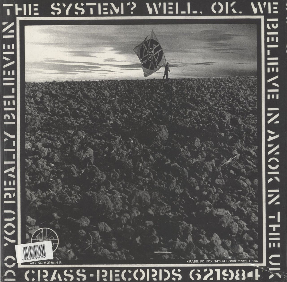 Crass The Feeding Of The 5000 UK vinyl LP album (LP record) 5016958088255