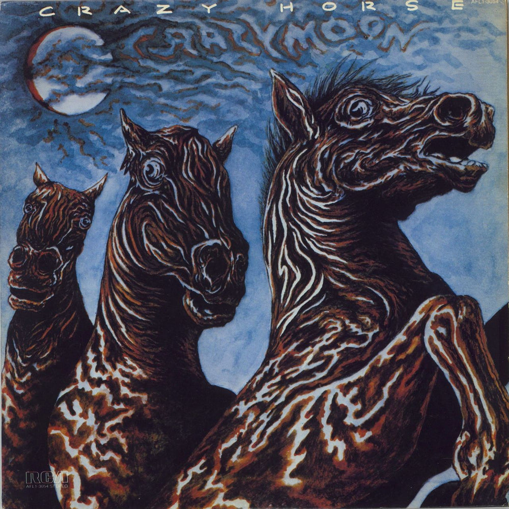 Crazy Horse Crazy Moon US vinyl LP album (LP record) AFL1-3054