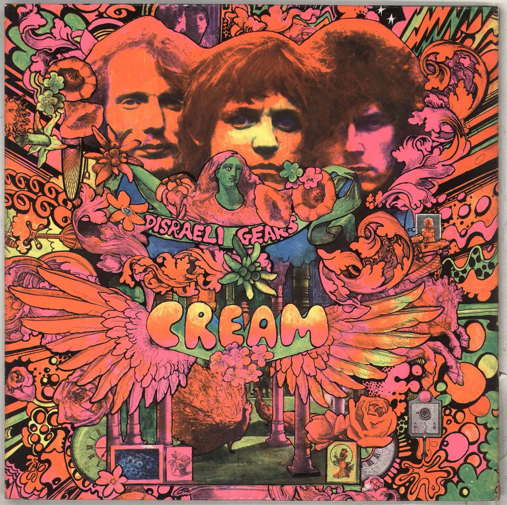 Cream Disraeli Gears - 2nd - M33 - White Box UK vinyl LP album (LP record) 593003