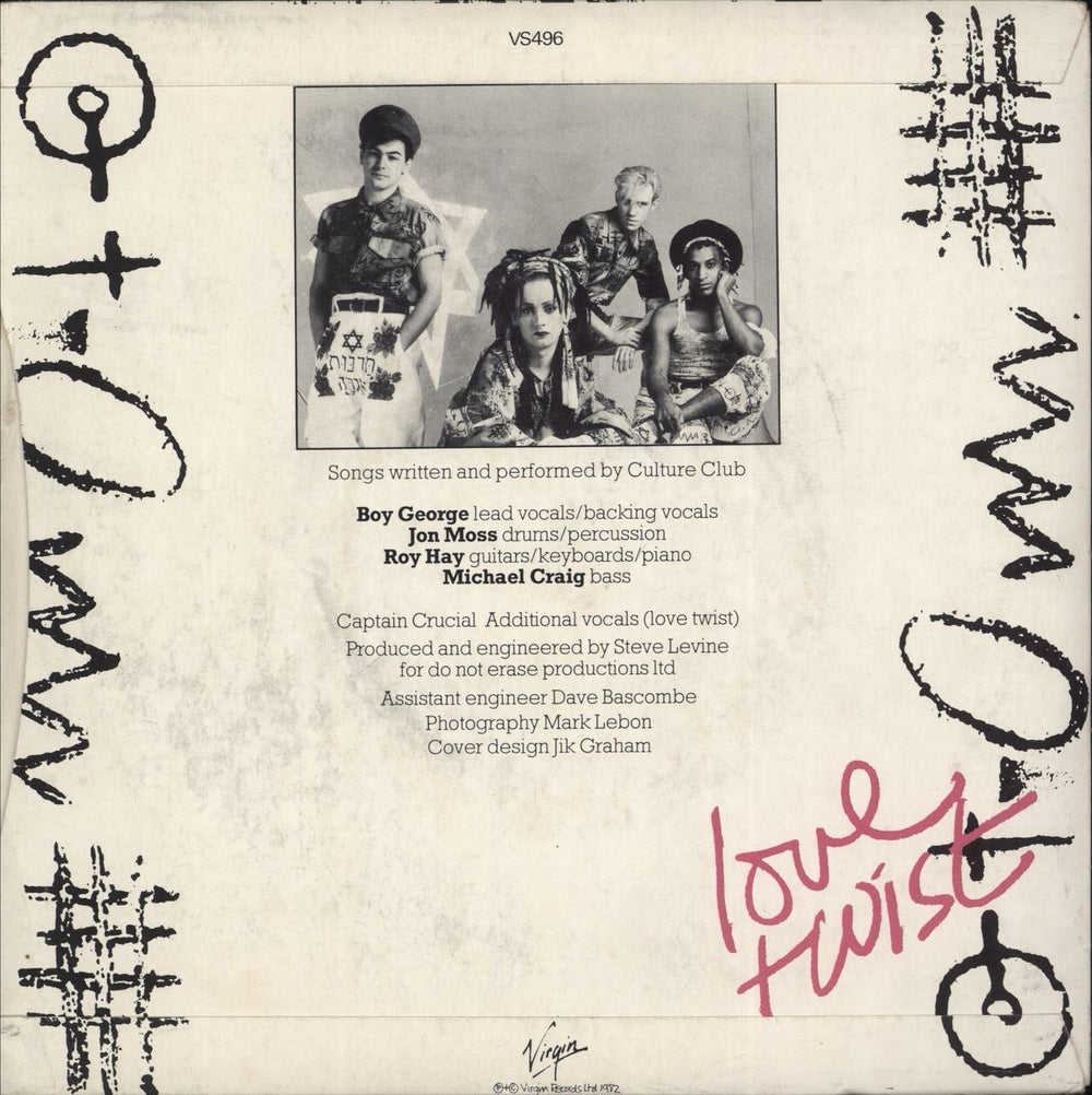 Culture Club White Boy UK 7" vinyl single (7 inch record / 45)