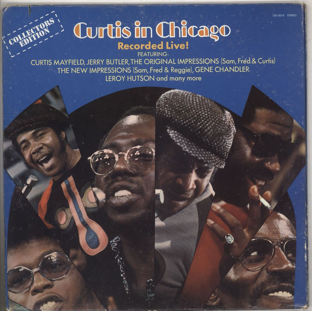 Curtis Mayfield Curtis In Chicago US vinyl LP album (LP record) 2318091