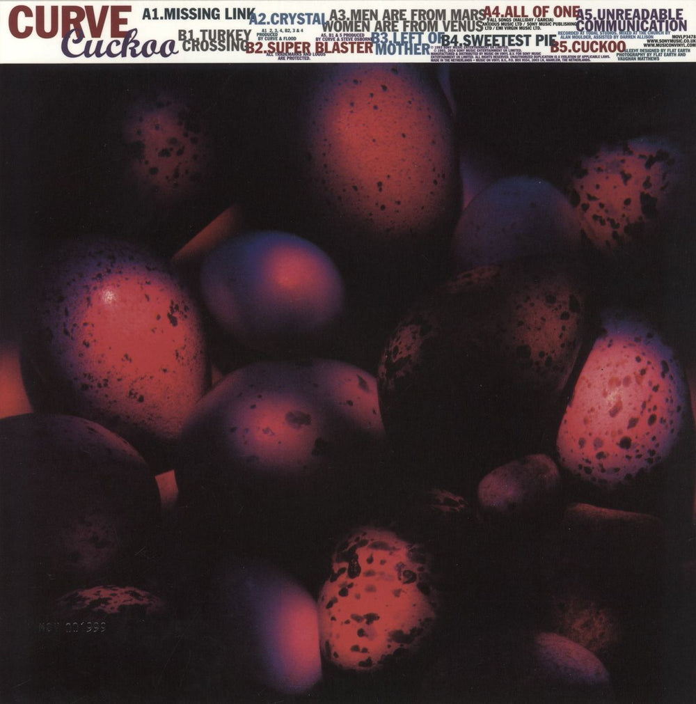Curve Cuckoo - Pink & Purple Marbled Vinyl UK vinyl LP album (LP record) 8719262030244