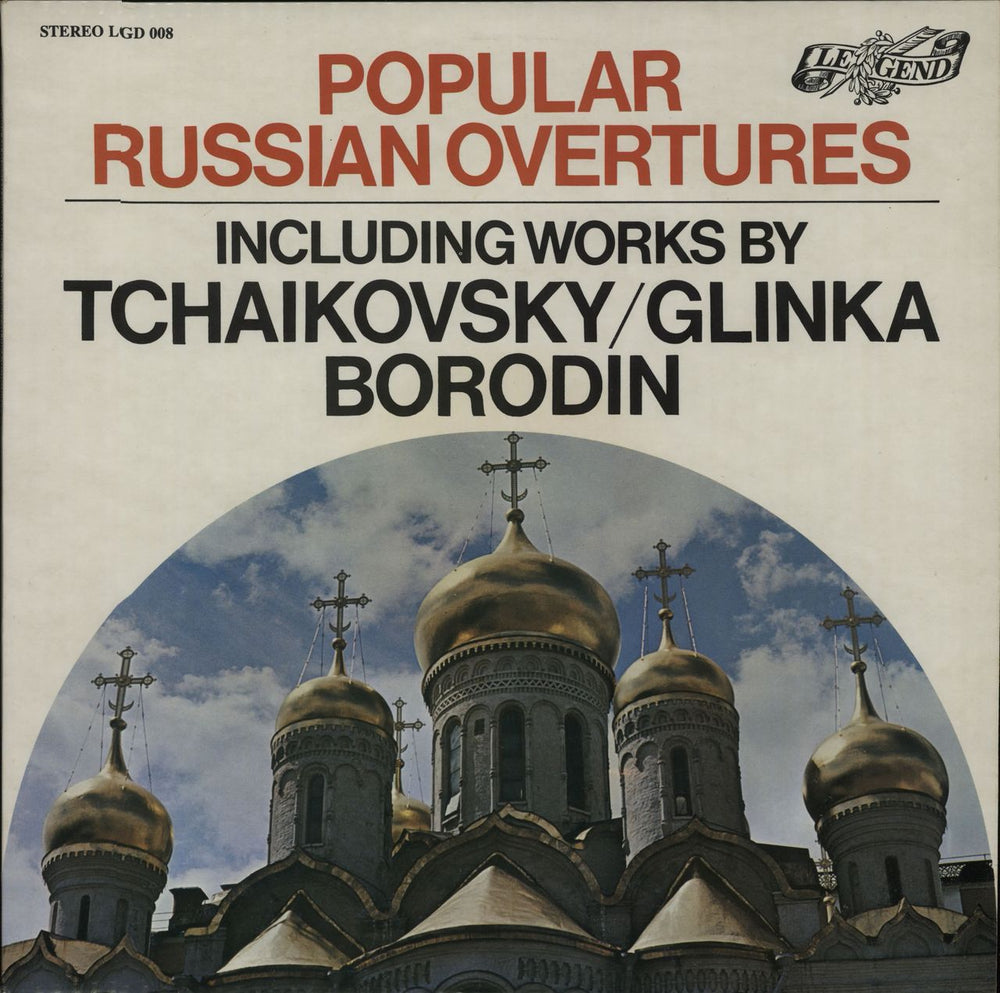 Czech Philharmonic Orchestra Popular Russian Overtures UK vinyl LP album (LP record) LGD008