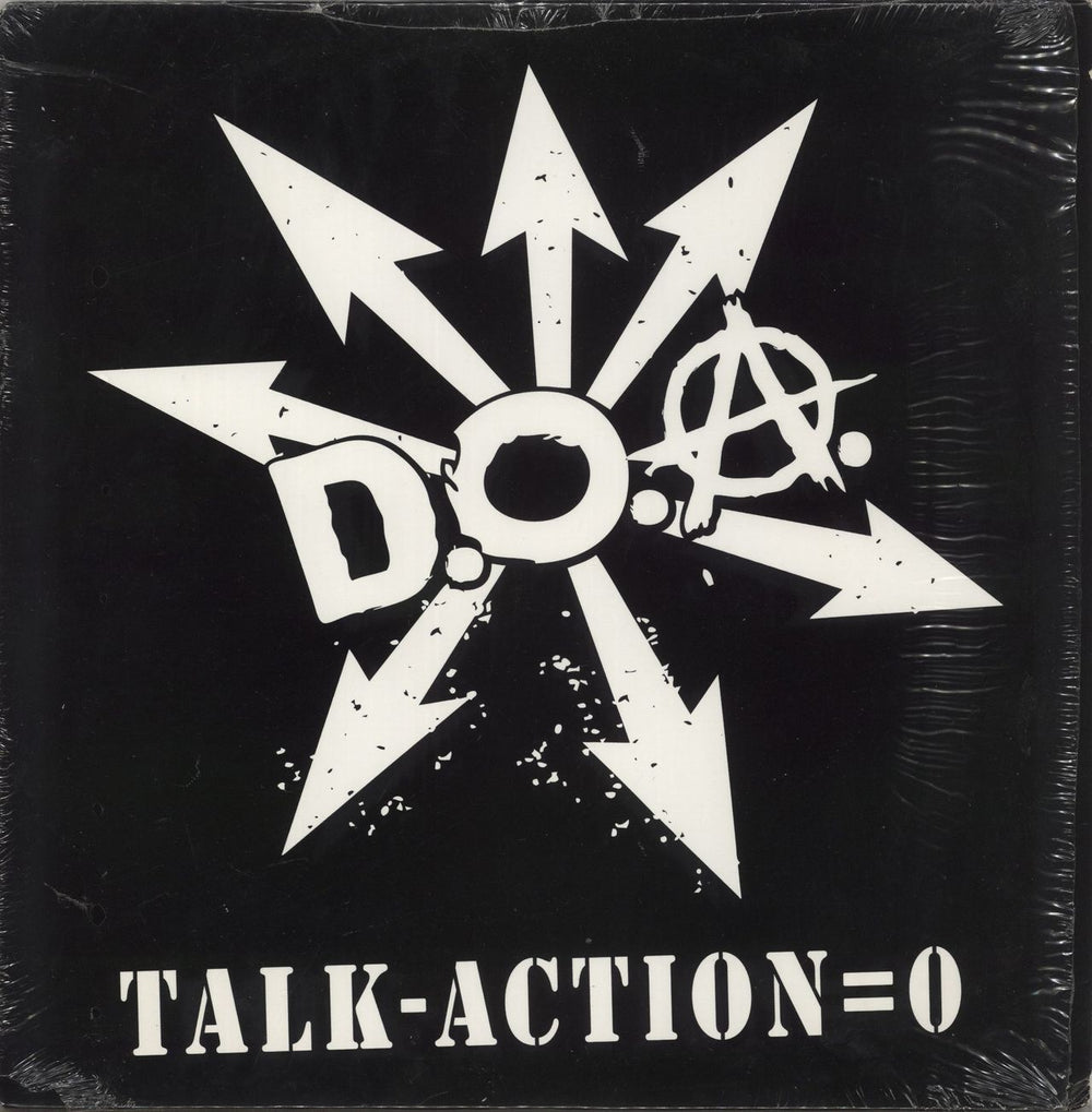 D.O.A. Talk - Action = 0 Canadian vinyl LP album (LP record) SDR-0088